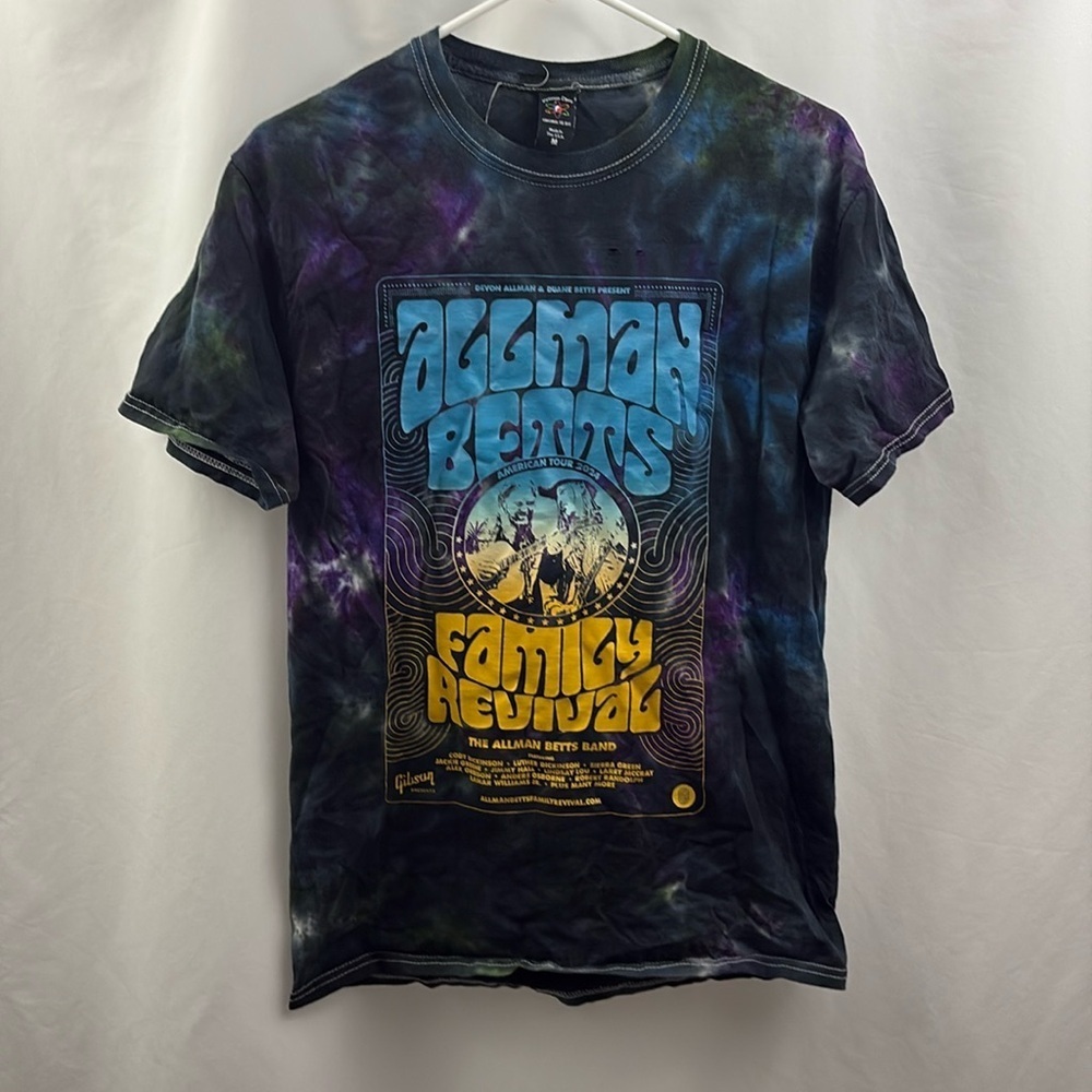 The Allman Betts Band American Tour 2024 T-shirt Size Medium The Dye - Picture 1 of 10